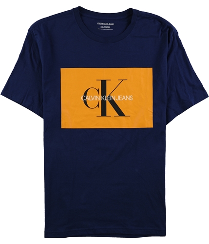 Calvin Klein Mens Monogram Graphic T-Shirt nightrider S