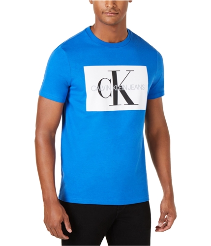 Calvin Klein Mens CK Logo Graphic T-Shirt nauticalblue S