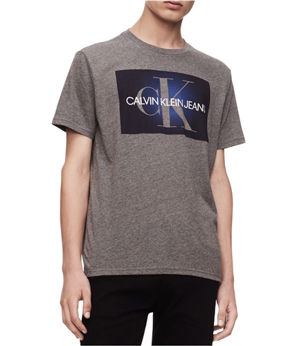 Calvin Klein Mens Halo Graphic T-Shirt gray S