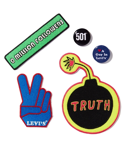 Levi's Truth Bomb Decorative Sewing Patch multi-colored OS