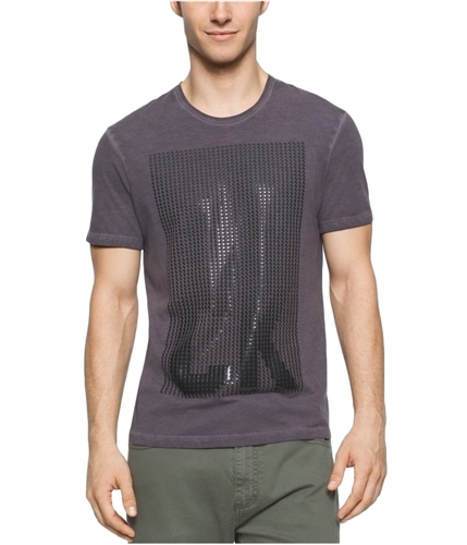 Calvin Klein Mens Dot Gel Graphic T-Shirt phantom L