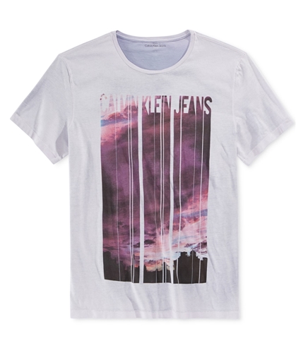 Calvin Klein Mens Sunset Graphic T-Shirt twilightpurple M