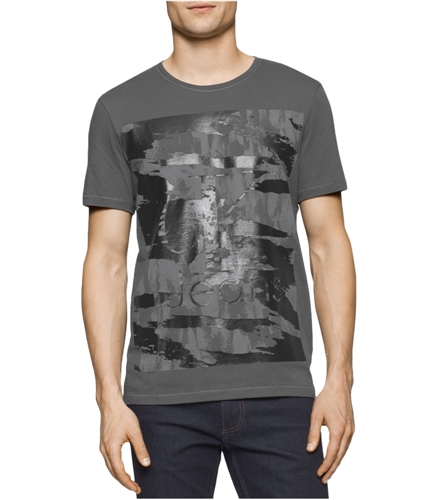 Calvin Klein Mens Abstract Graphic T-Shirt medcharcoalhtr S