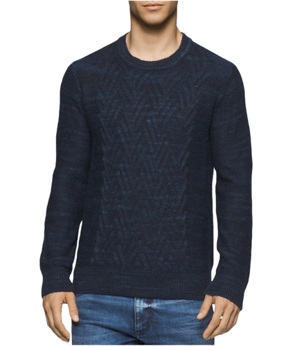 Calvin Klein Mens Space Dye Pullover Sweater classicnavy S