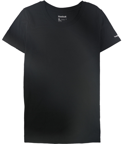 Reebok Womens Solid Basic T-Shirt black S