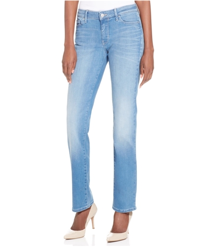 Calvin Klein Womens Straight Regular Fit Jeans lightblue 33x32