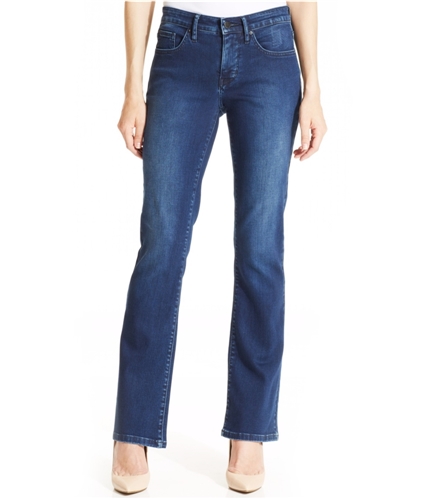 Calvin Klein Womens Curvy-Fit Boot Cut Jeans 612 28x32