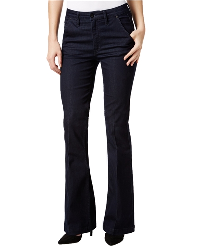 Calvin Klein Womens High-Rise Flared Jeans rinsewash 29x32