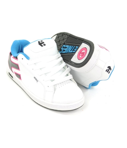 Etnies Girls Fader Skate Sneakers whitepinkblue 4.5