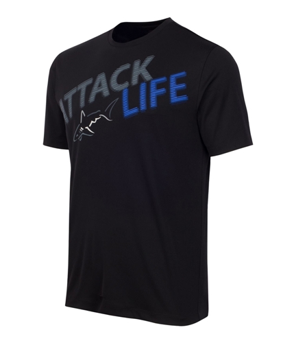 Greg Norman Mens Attack Life Graphic T-Shirt deepblack L