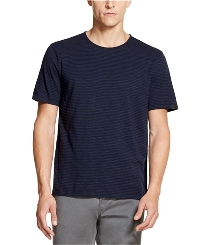 DKNY Mens Striped Basic T-Shirt meteorite XL