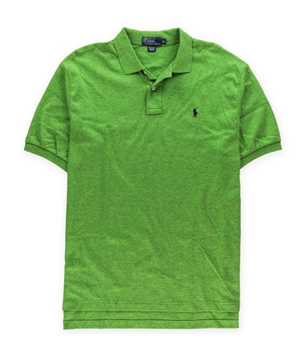 Ralph Lauren Mens Solid Logo Rugby Polo Shirt green XL