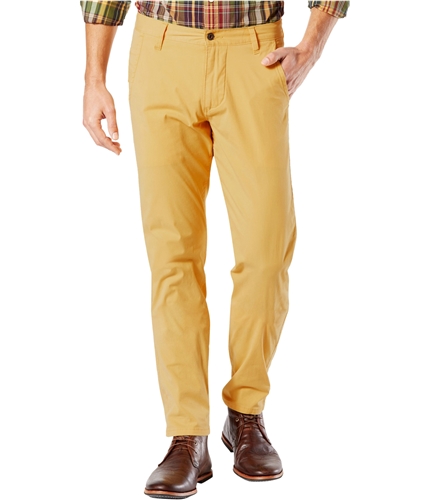 Dockers Mens Slim-Tapered Casual Chino Pants yellow 34x32