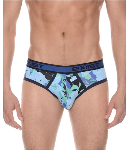 2(X)IST Mens Graphic No Show Underwear Briefs floralprint S