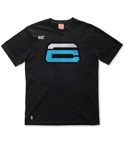 H4X Mens Crimsix Graphic T-Shirt black S