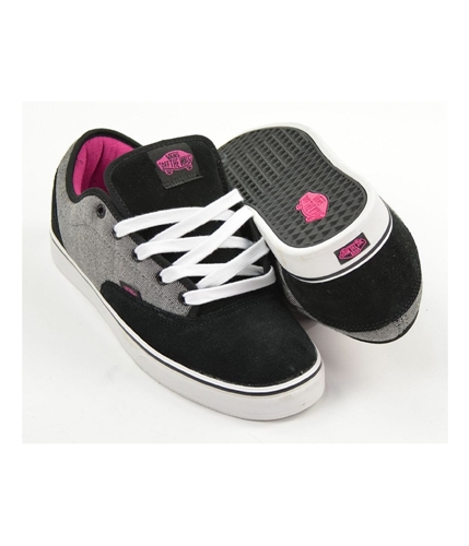 Vans Womens Av Era 1.5 Tweed Plaid Skateboard Sneakers blackwhitepink 11