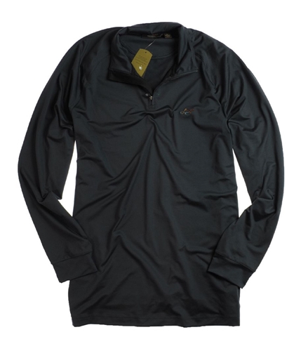 Tasso Elba Mens Ls Qrtr Zip Raglan Track Jacket Sweatshirt charcoal XL