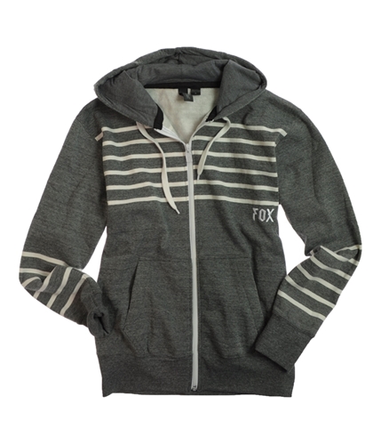 FOX Mens Arto Zip Fleece Hoodie Sweatshirt heatherblack L