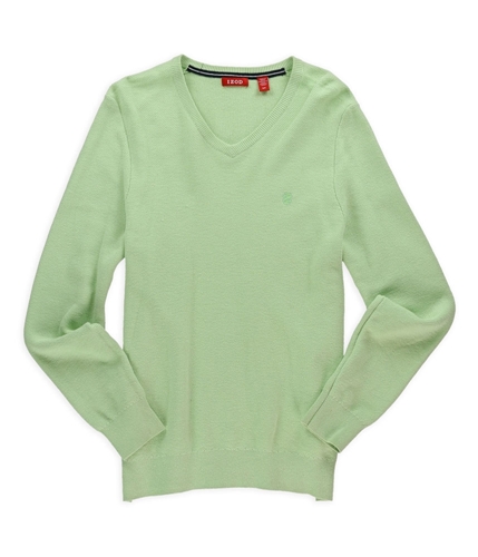 IZOD Mens Perforateed Knit Pullover Sweater pastelgreen S