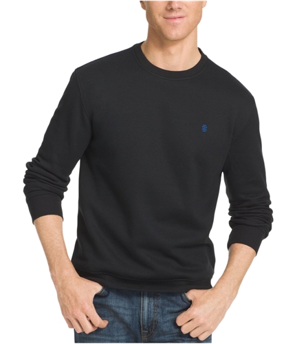 IZOD Mens The Advantage Fleece Pullover Sweater black S