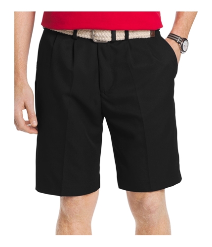 IZOD Mens The Driver Doublepleat Casual Walking Shorts black 33