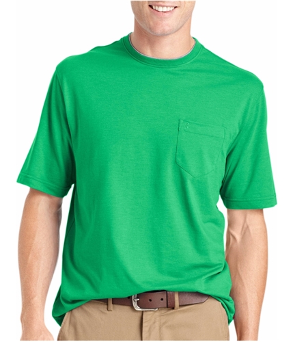 IZOD Mens Double-Layer Jersey Embellished T-Shirt absintehgreen S