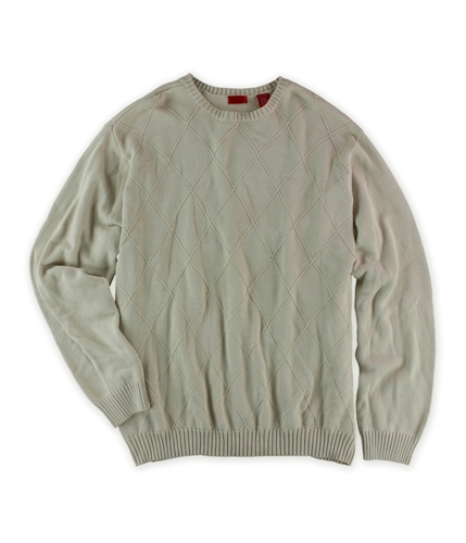 IZOD Mens Lattice Pullover Knit Sweater tan 2XL