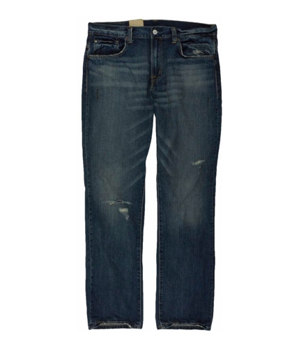 Ralph Lauren Mens Tattered Relaxed Jeans mdwash 32x34