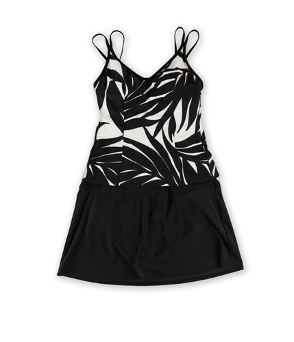 MiracleSuit Womens Malibu Skirt 2 Piece Tankini blackwhite 10