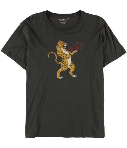 Ralph Lauren Mens Boxing Leopard Graphic T-Shirt blk 2XL