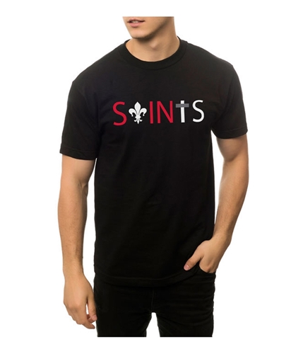 Black Scale Mens The Saints Graphic T-Shirt black M