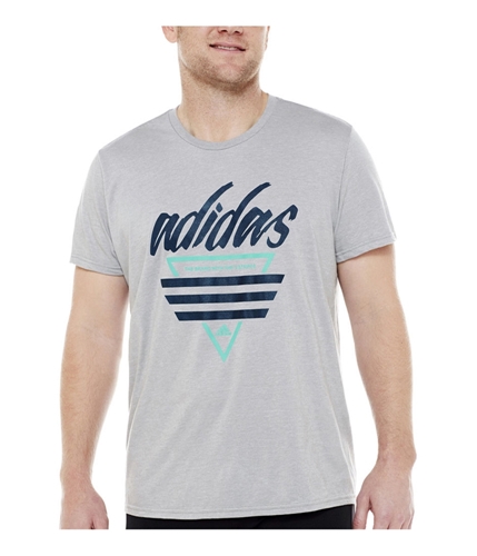 Adidas Mens Adilogo Performance Graphic T-Shirt gray 3XL