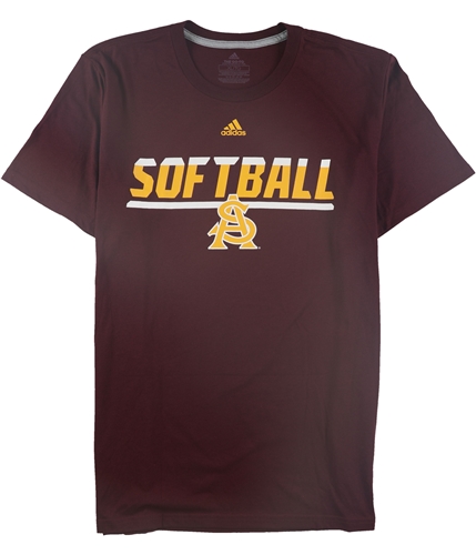 Adidas Mens Arizona State Softball Graphic T-Shirt maroon S