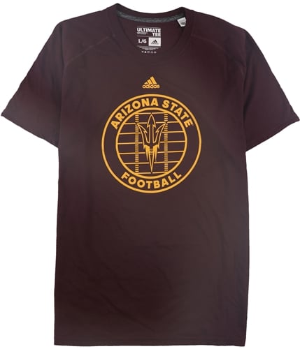 Adidas Mens Arizona State Football Graphic T-Shirt maroon M