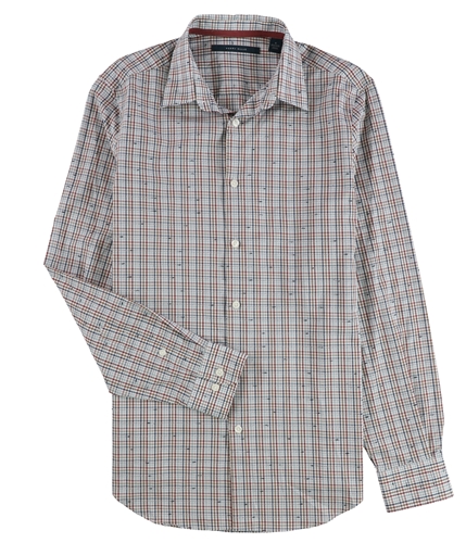 Perry Ellis Mens Edmundo Button Up Shirt brightwhite S