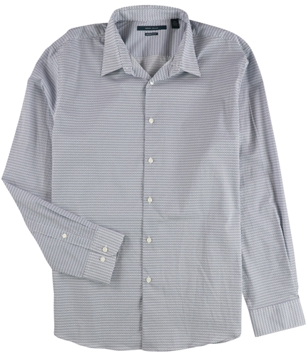 Perry Ellis Mens Non Iron Button Up Shirt brightwhite M