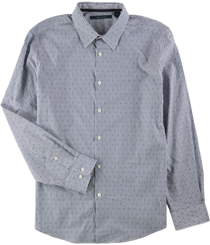 Perry Ellis Mens Print Dobby Button Up Shirt 126 XL