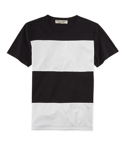 Chor Clothing Company Mens Cut & Sew Mixed Embellished T-Shirt blkwhite XL