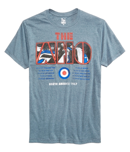 The Who Mens North America 1967 Graphic T-Shirt navyheather S