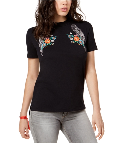 True Vintage Womens Parrot Graphic T-Shirt jetblack XS