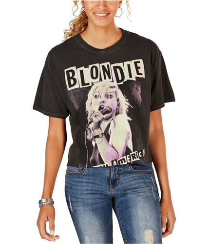 True Vintage Womens Blondie Punk Tour Graphic T-Shirt black XS