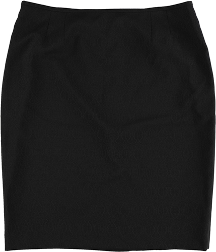Le Suit Womens Patterned Pencil Skirt black 14