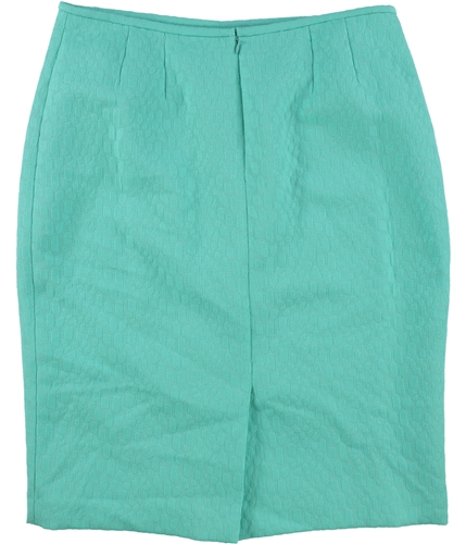 Le Suit Womens Jacquard A-line Skirt turqaqua 6