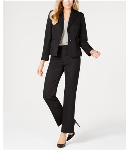 Le Suit Womens Shadow Pant Suit black 6x32