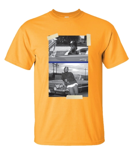 Band Specific Mens Ice Cube Impala Graphic T-Shirt yellow S