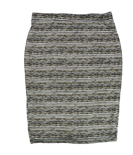 bar III Womens Textured Wave Pencil Skirt dustyolivecb XL