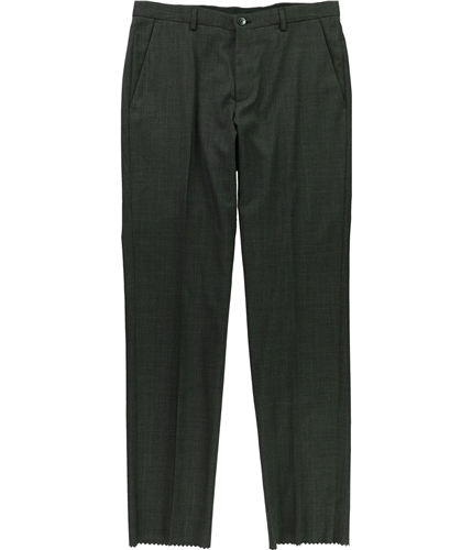 Hugo Boss Mens Slim-Fit Dress Pants Slacks charcoal 32/Unfinished