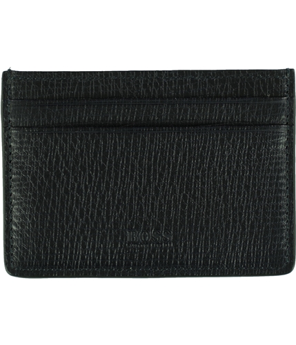 Hugo Boss Mens Timeless Coin Card Case Wallet black One Size