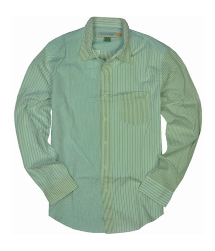 Quiksilver Mens Stripepocket Button Up Shirt celblue M