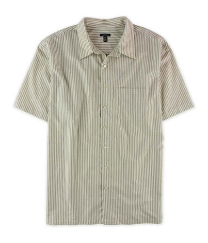 Van Heusen Mens Stripe Button Up Shirt crmegret 2XL
